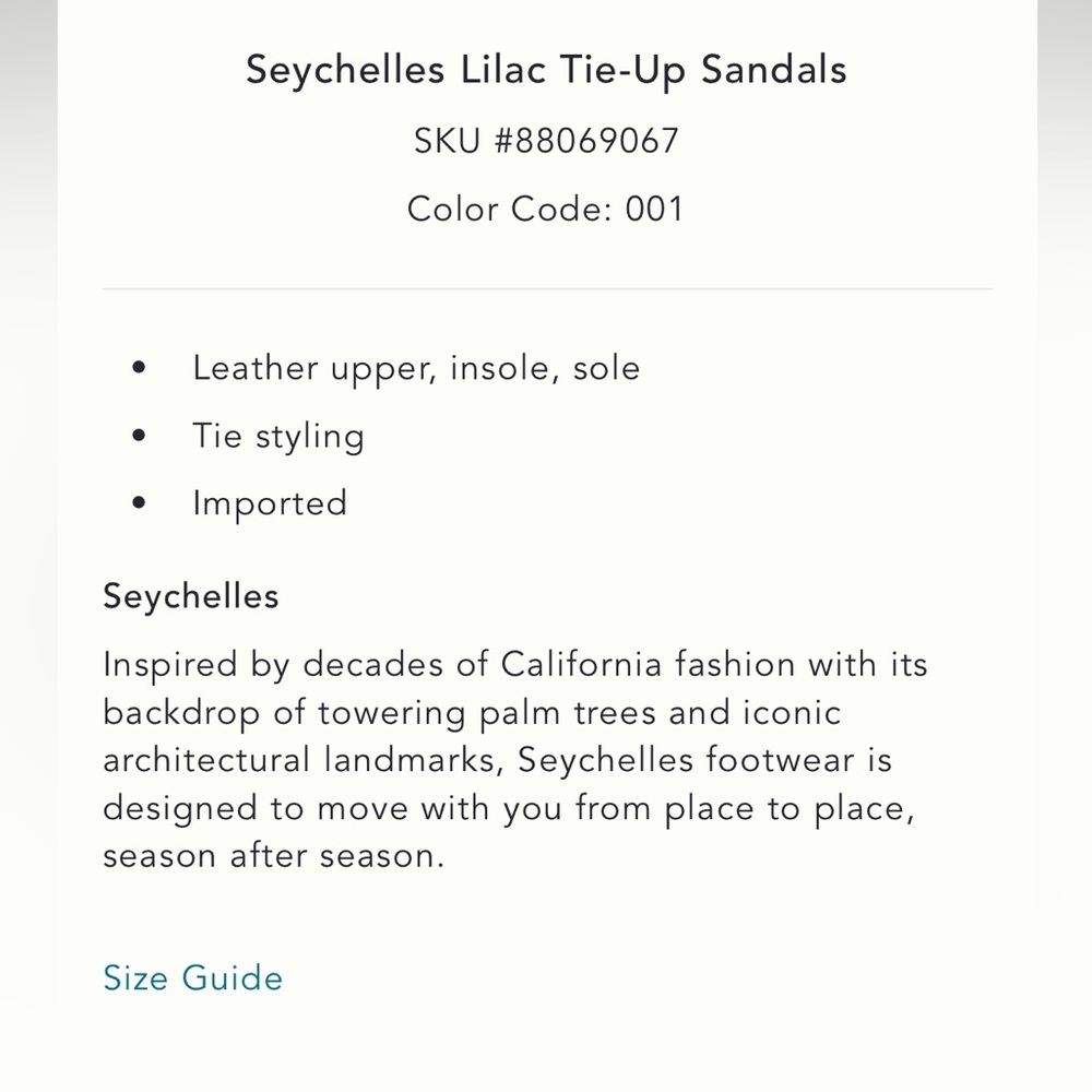 Seychelles Lilac Leather Tie Sandals - Picture 4 of 6